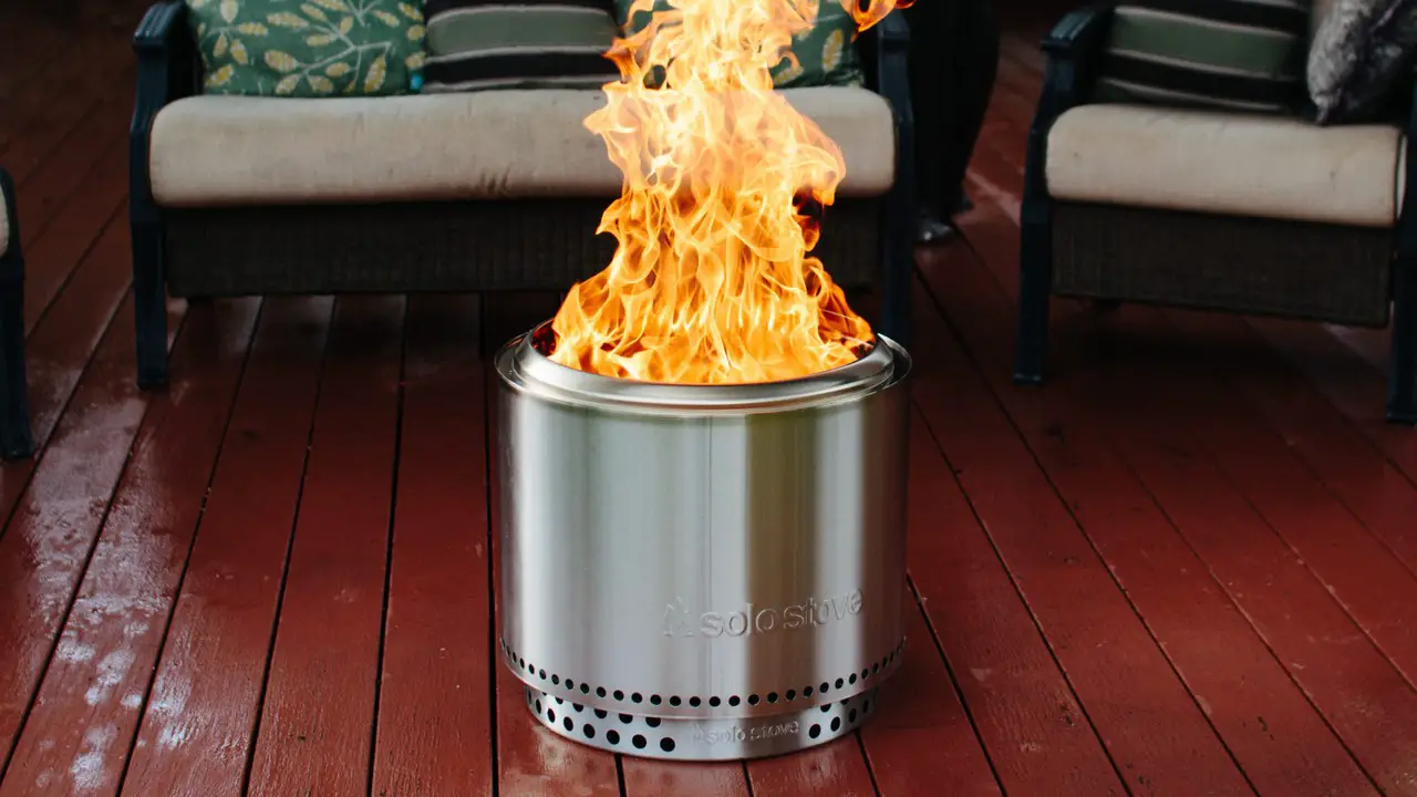 What is a smokeless fire pit?
